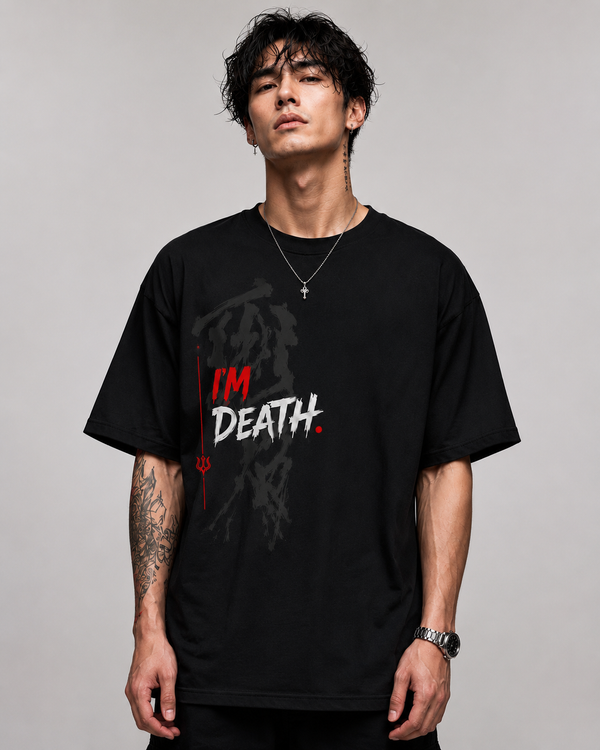 Tokiyo Lifestyle Oversized T-Shirt - TOTM001 - Black - Image 1