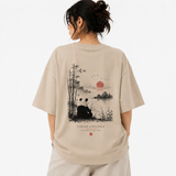 Tokiyo Lifestyle Women Oversized T-Shirt - TOVWO013 - Beige - Image 2