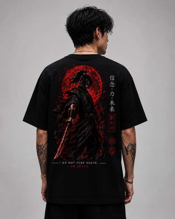 Tokiyo Lifestyle Oversized T-Shirt - TOTM001 - Black - Image 2