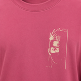 Tokiyo Lifestyle Oversized T-Shirt - TOTM004 - Onion-pink - Image 3