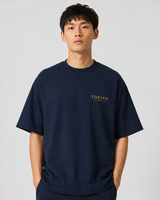 Tokiyo Lifestyle Oversized T-Shirt - TOTM008 - Airforce - Image 1