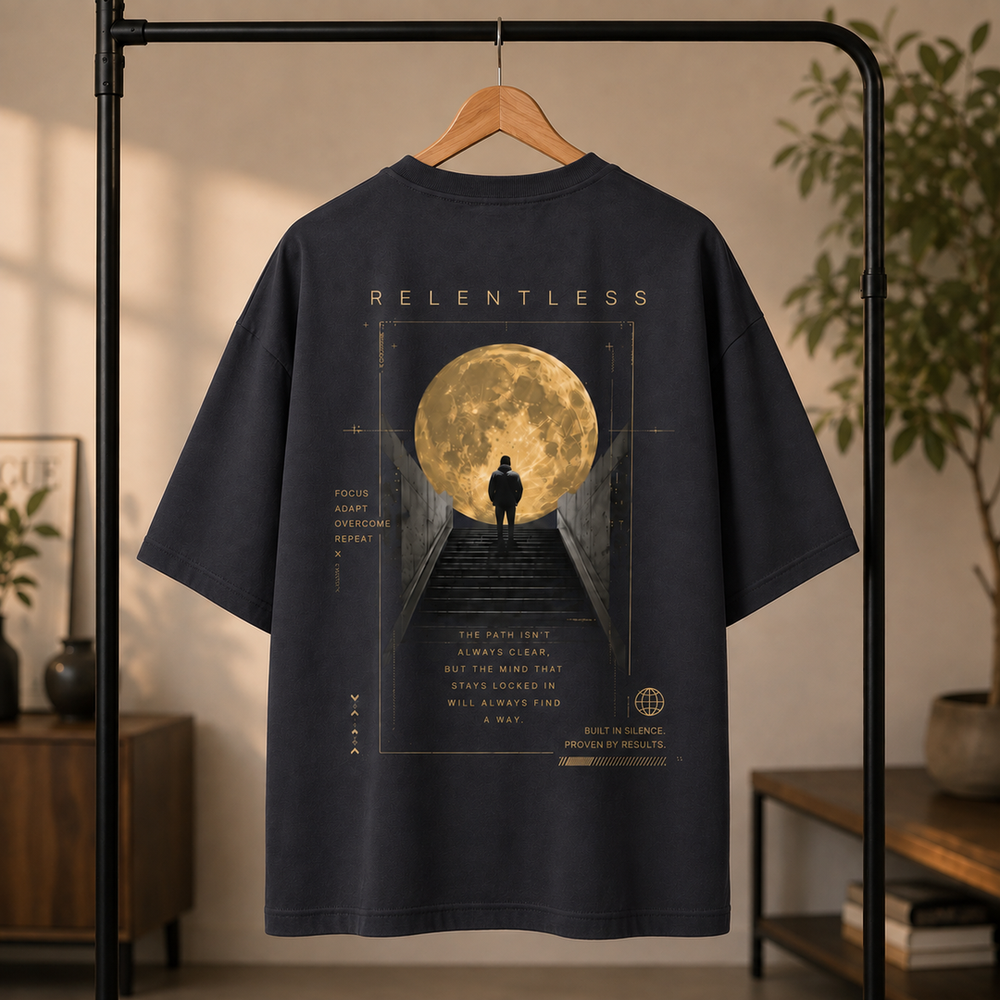 Tokiyo Lifestyle Oversized T-Shirt - TOTM013 - Dark Grey
