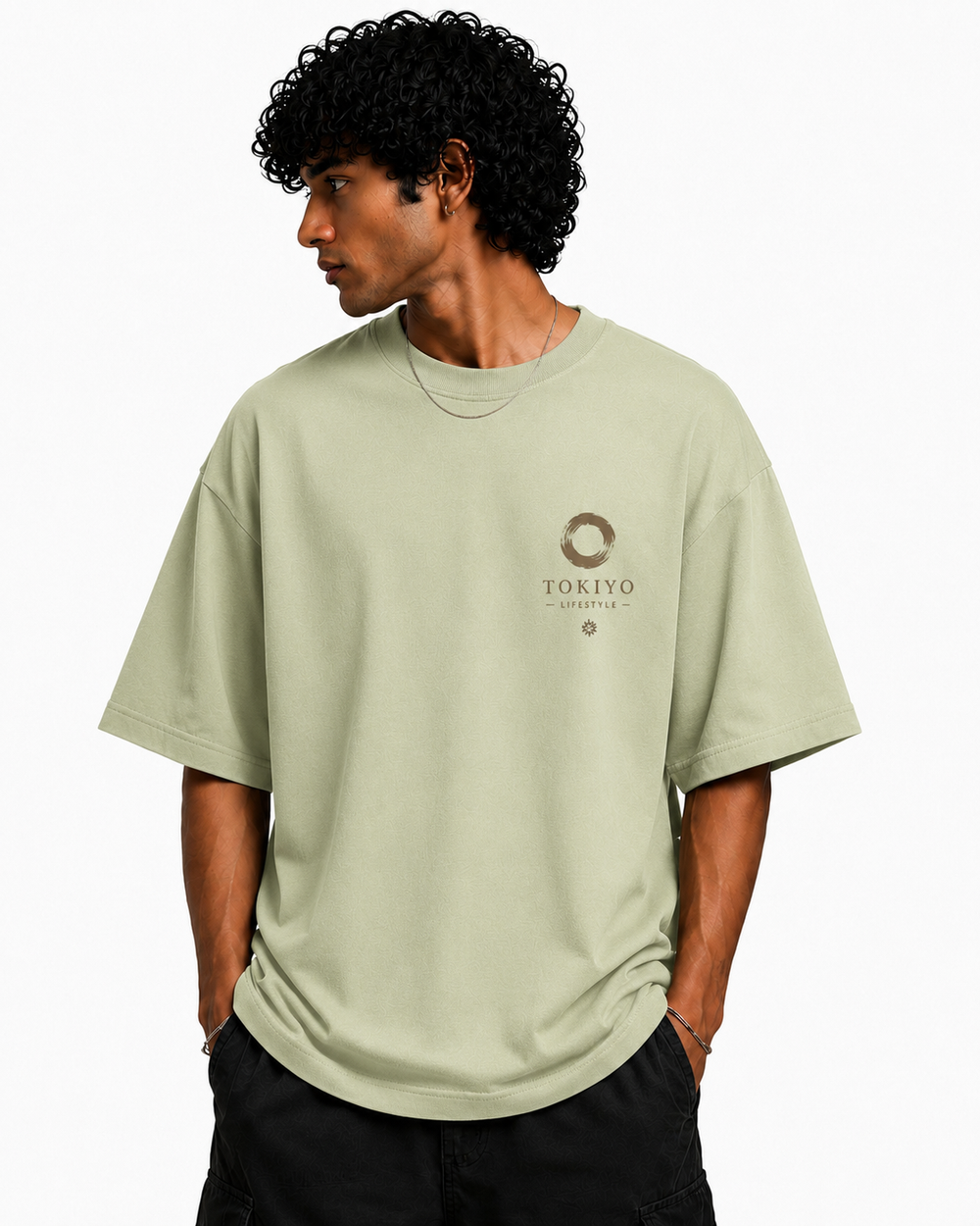 Tokiyo Lifestyle Oversized T-Shirt - TOTM028 - Pista