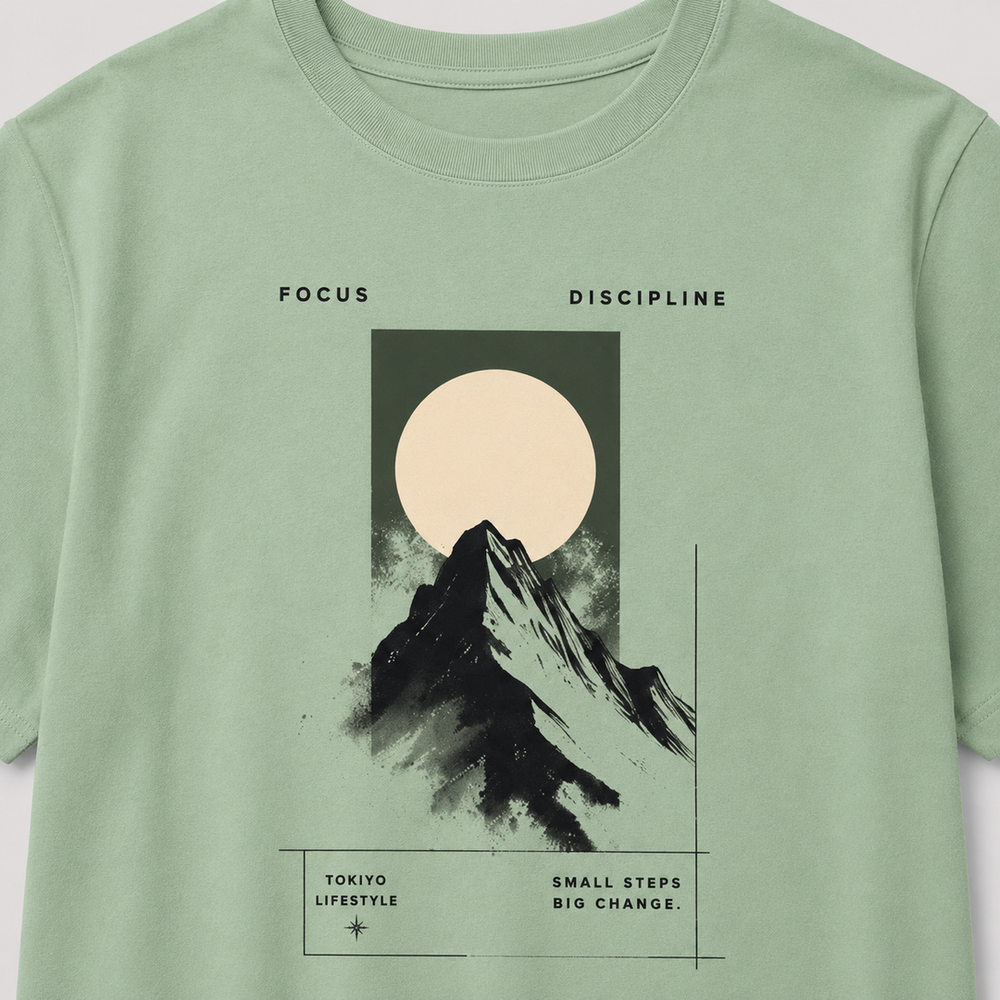 Tokiyo Lifestyle Regular T-Shirt - TRTM003 - Pista - Image 3