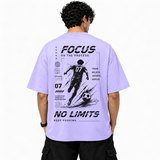 Tokiyo Lifestyle Oversized T-Shirt - TOTM038 - Lavender