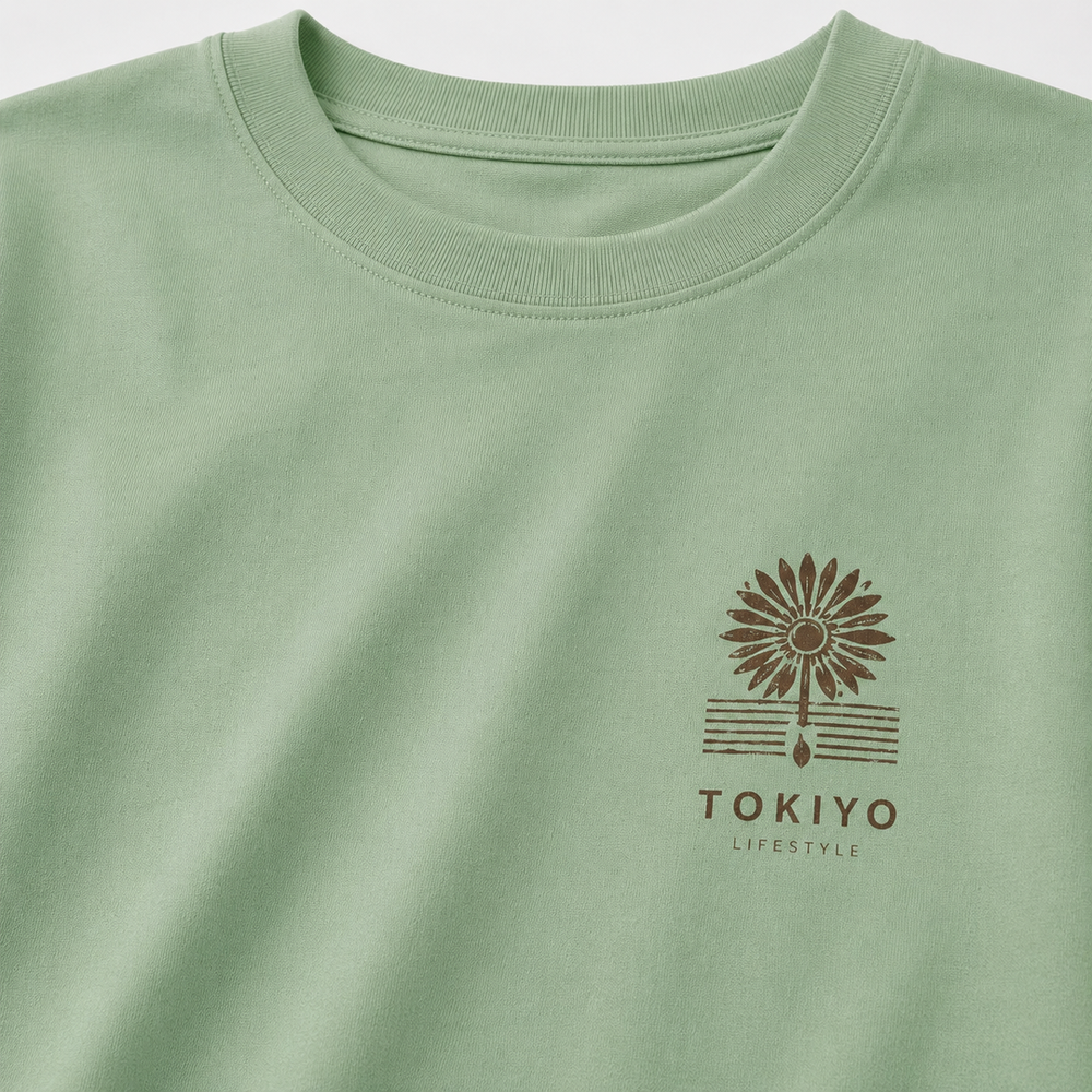 Tokiyo Lifestyle Women Oversized T-Shirt - TOVWO014 - Pista - Image 3
