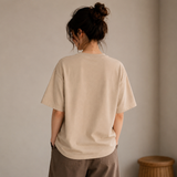 Tokiyo Lifestyle Women Oversized T-Shirt - TOVWO001 - Beige - Image 2