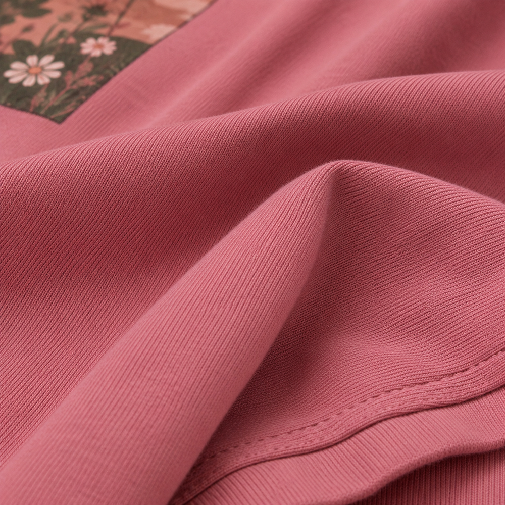 Tokiyo Lifestyle Women Oversized T-Shirt - TOVWO008 - Onion-Pink - Image 4