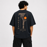 Tokiyo Lifestyle Oversized T-Shirt - TOTM021 - Black