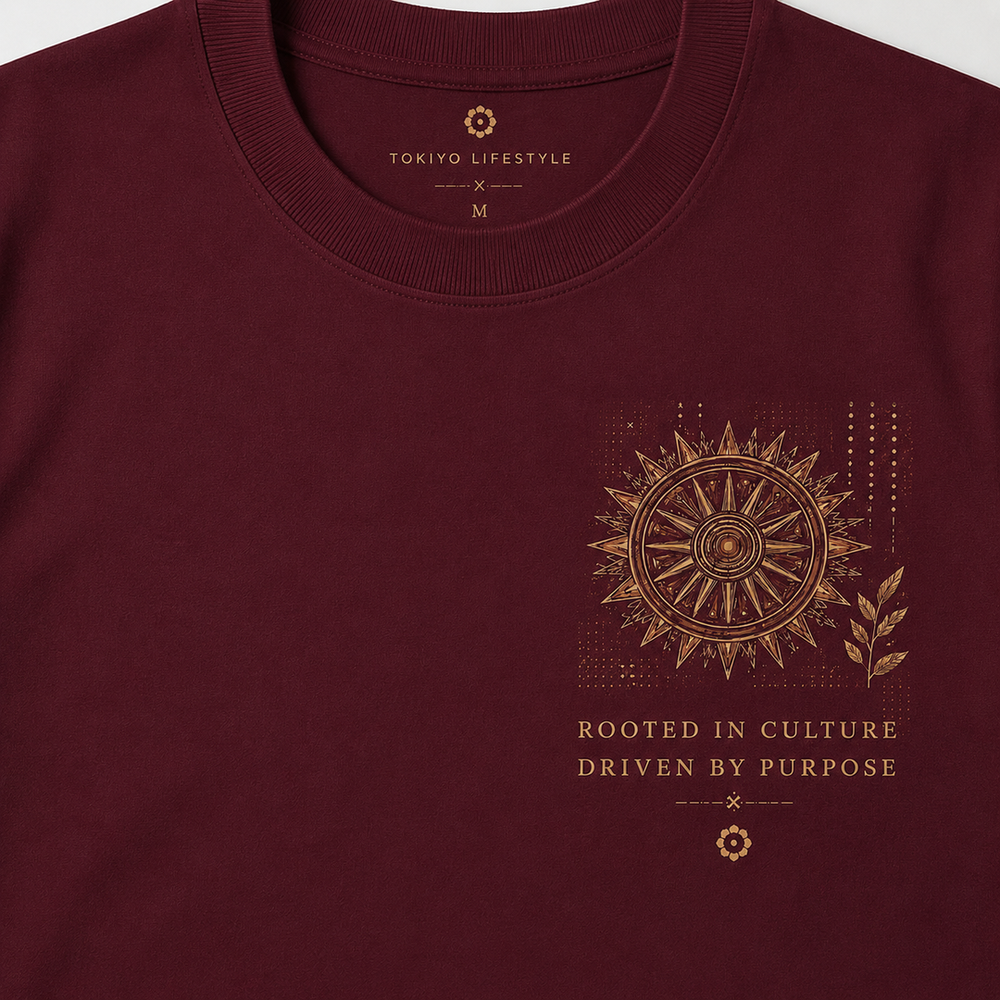 Tokiyo Lifestyle Women Regular T-Shirt - TRTWO006 - Wine - Image 3