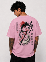 Tokiyo Lifestyle Oversized T-Shirt - TOTM015 - Onion Pink