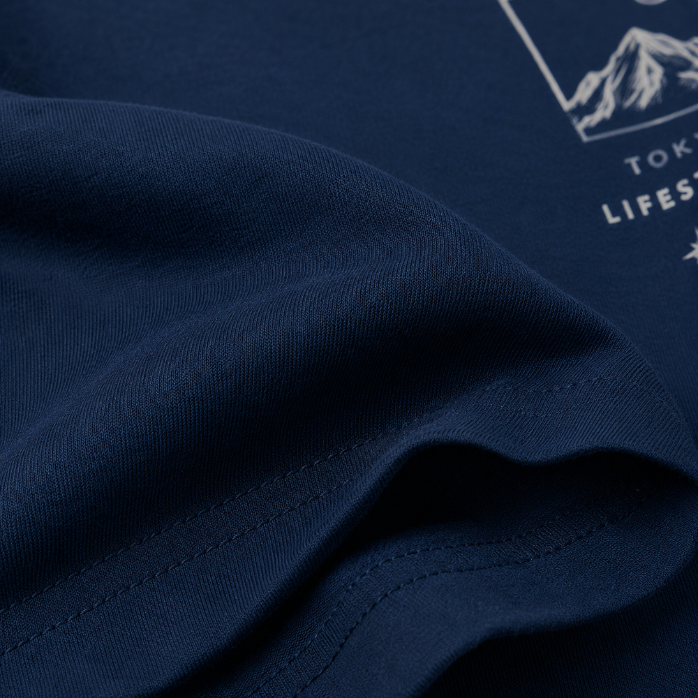Tokiyo Lifestyle Regular T-Shirt - TRTM002 - Airforce - Image 4