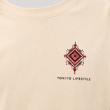 Tokiyo Lifestyle Women Oversized T-Shirt - TOVWO019 - Beige - Image 3