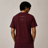 Tokiyo Lifestyle Regular T-Shirt - TRTM009 - Wine - Image 2