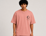 Tokiyo Lifestyle Oversized T-Shirt - TOTM009 - Peach - Image 1