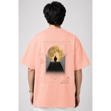 Tokiyo Lifestyle Oversized T-Shirt - TOTM013 - Peach