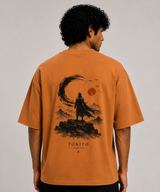 Tokiyo Lifestyle Oversized T-Shirt - TOTM009 - Mustard - Image 2