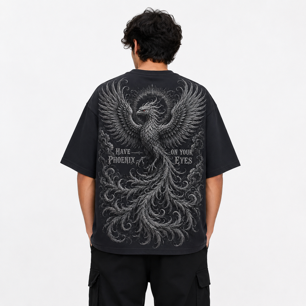 Tokiyo Lifestyle Oversized T-Shirt - TOTM032 - Black