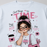 Tokiyo Lifestyle Women Oversized T-Shirt - TOVWO005 - White - Image 3