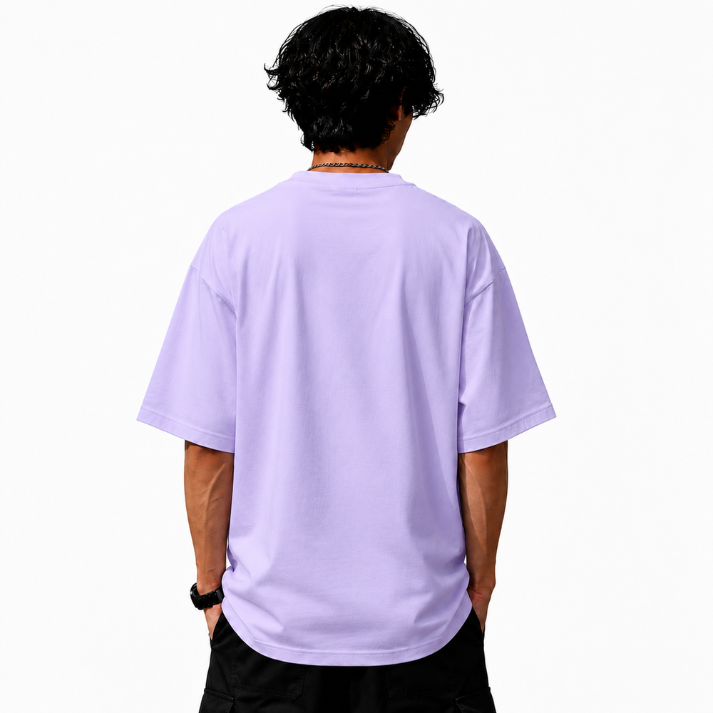 Tokiyo Lifestyle Oversized T-Shirt - TOTM016 - Lavender