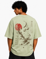 Tokiyo Lifestyle Oversized T-Shirt - TOTM028 - Pista