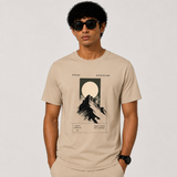 Tokiyo Lifestyle Regular T-Shirt - TRTM003 - Beige - Image 1