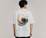 Tokiyo Lifestyle Oversized T-Shirt - TOTM010 - White - Image 2
