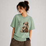 Tokiyo Lifestyle Women Oversized T-Shirt - TOVWO001 - Pista - Image 1