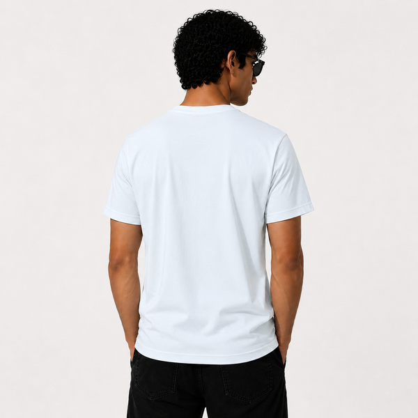 Tokiyo Lifestyle Regular T-Shirt - TRTM005 - White - Image 2