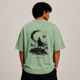Tokiyo Lifestyle Oversized T-Shirt - TOTM009 - Pista - Image 2