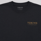 Tokiyo Lifestyle Oversized T-Shirt - TOTM006 - Black - Image 3