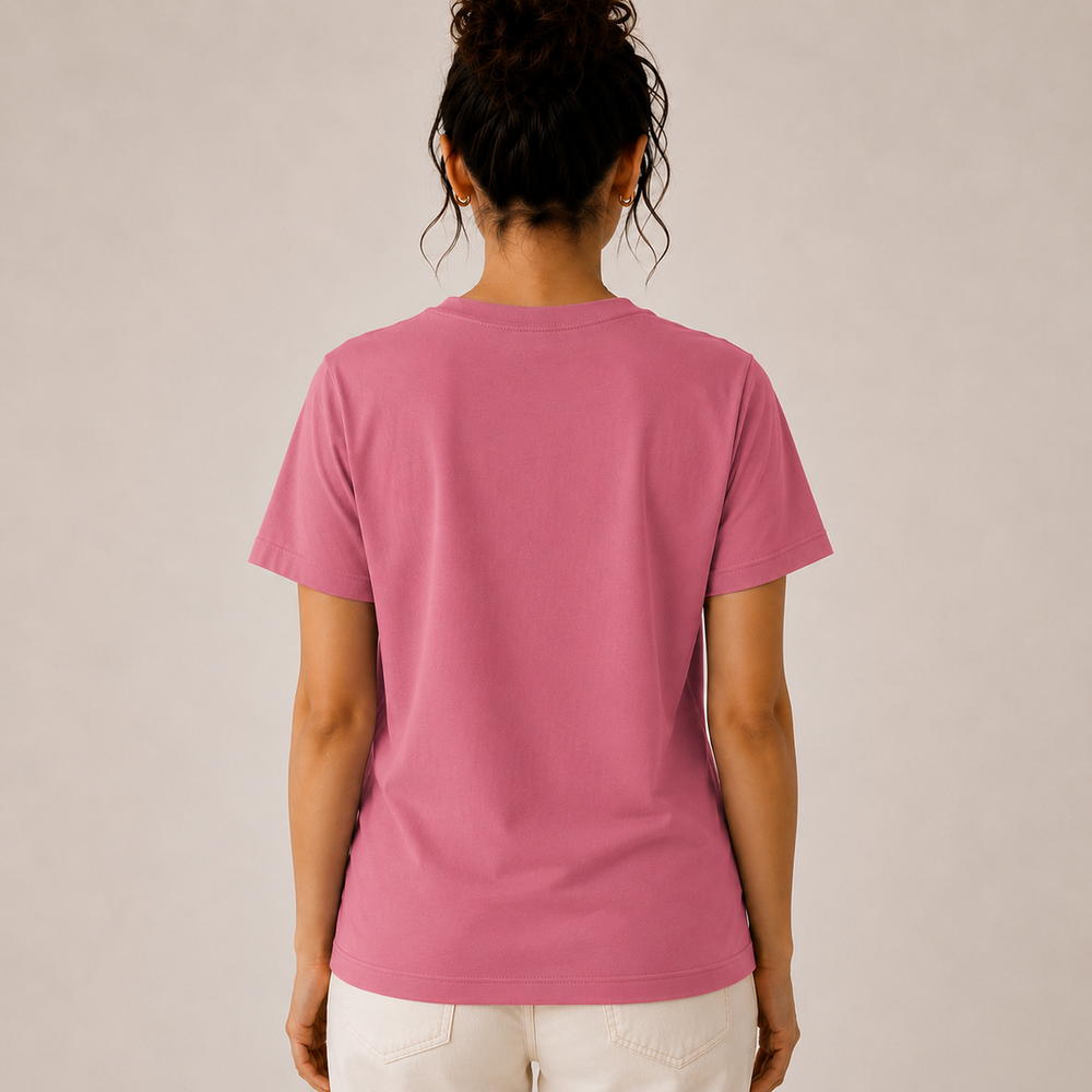 Tokiyo Lifestyle Women Regular T-Shirt - TRTWO004 - Onion Pink - Image 2