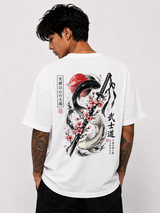 Tokiyo Lifestyle Oversized T-Shirt - TOTM015 - White