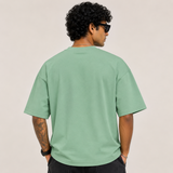 Tokiyo Lifestyle Oversized T-Shirt - TOTM003 - Pista - Image 2
