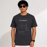 Tokiyo Lifestyle Regular T-Shirt - TRTM001 - Dgrey - Image 1