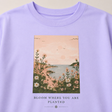 Tokiyo Lifestyle Women Oversized T-Shirt - TOVWO008 - Lavender - Image 3