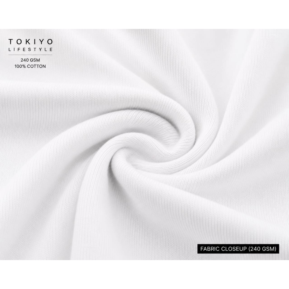 Tokiyo Lifestyle Oversized T-Shirt - TOTM024 - White