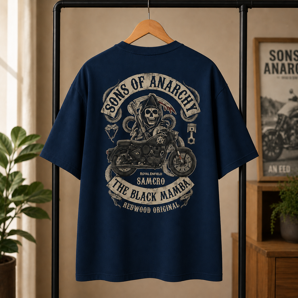 Tokiyo Lifestyle Oversized T-Shirt - TOTM022 - Airforce