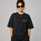Tokiyo Lifestyle Women Oversized T-Shirt - TOVWO015 - Black - Image 1