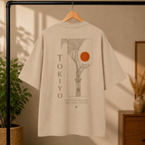 Tokiyo Lifestyle Oversized T-Shirt - TOTM021 - Beige