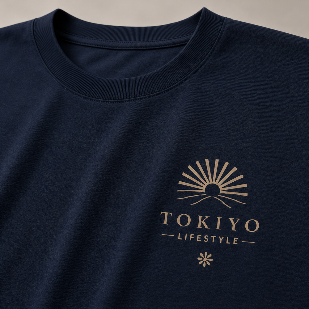 Tokiyo Lifestyle Oversized T-Shirt - TOTM007 - Airforce - Image 3