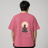 Tokiyo Lifestyle Oversized T-Shirt - TOTM004 - Onion-pink - Image 2