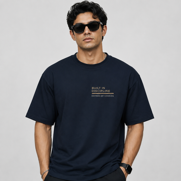 Tokiyo Lifestyle Oversized T-Shirt - TOTM011 - Airforce - Image 1