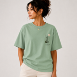 Tokiyo Lifestyle Women Oversized T-Shirt - TOVWO011 - Pista - Image 1
