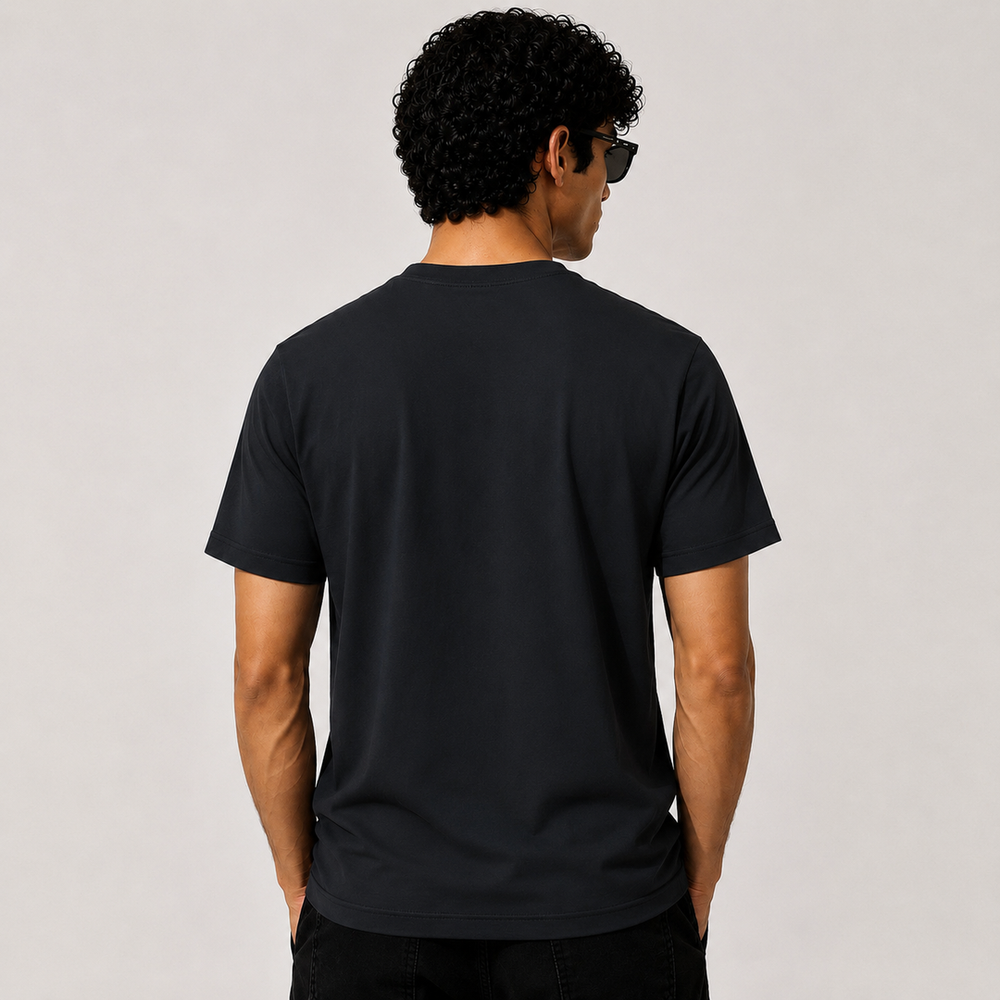 Tokiyo Lifestyle Regular T-Shirt - TRTM006 - Black - Image 2