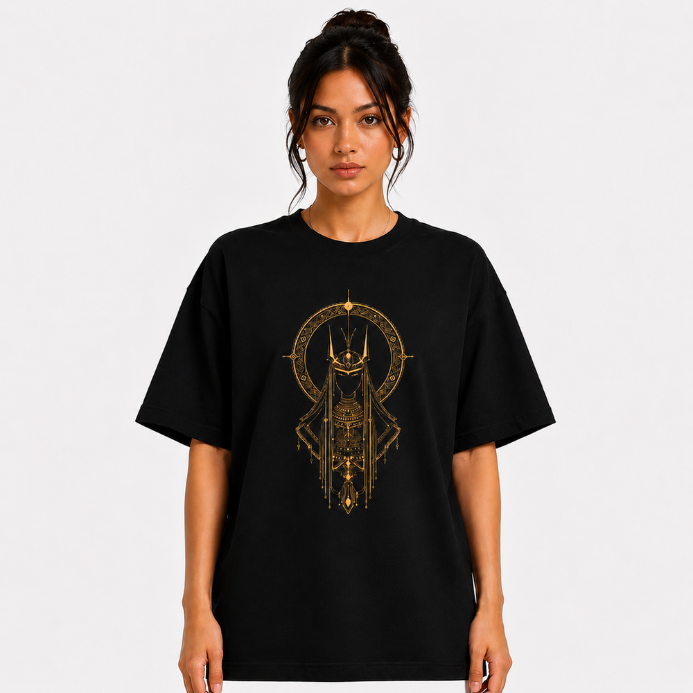 Tokiyo Lifestyle Women Oversized T-Shirt - TOVWO021 - Black - Image 1