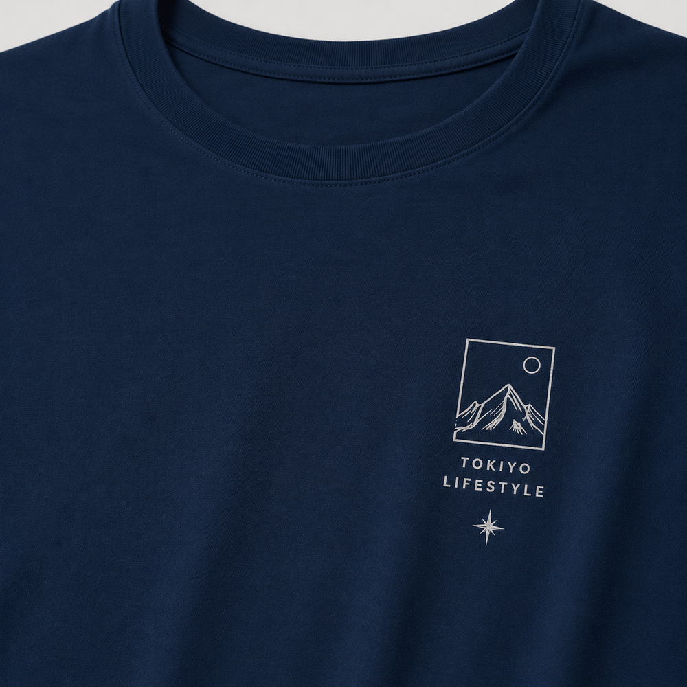 Tokiyo Lifestyle Regular T-Shirt - TRTM002 - Airforce - Image 3