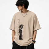 Tokiyo Lifestyle Oversized T-Shirt - TOTM016 - Beige