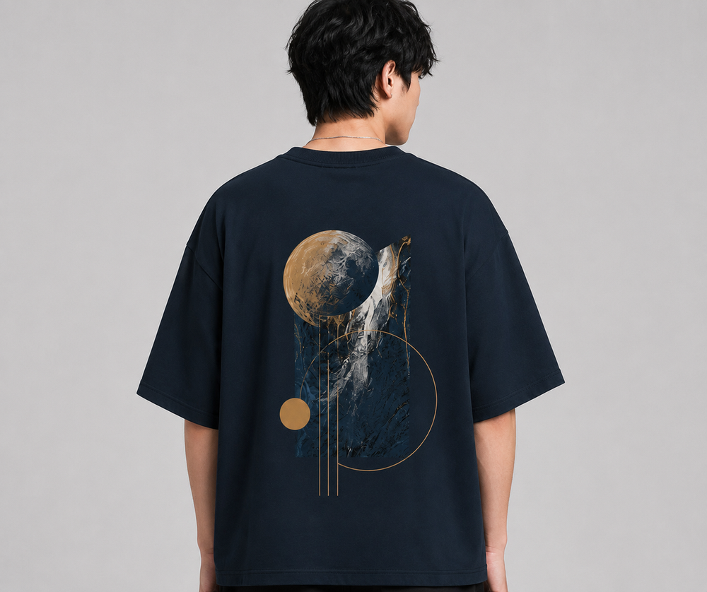 Tokiyo Lifestyle Oversized T-Shirt - TOTM006 - Airforce - Image 2