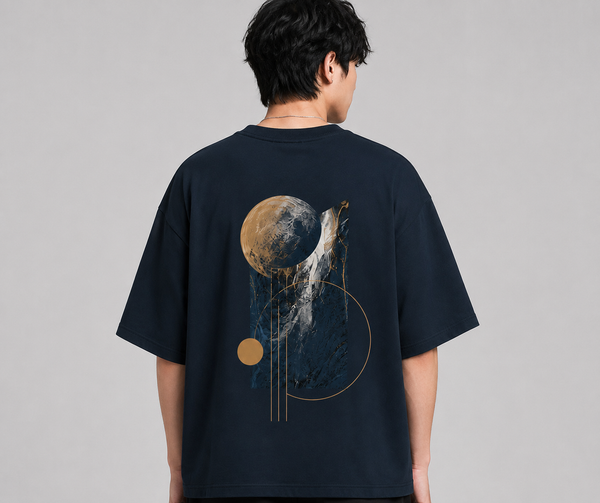 Tokiyo Lifestyle Oversized T-Shirt - TOTM006 - Airforce - Image 2
